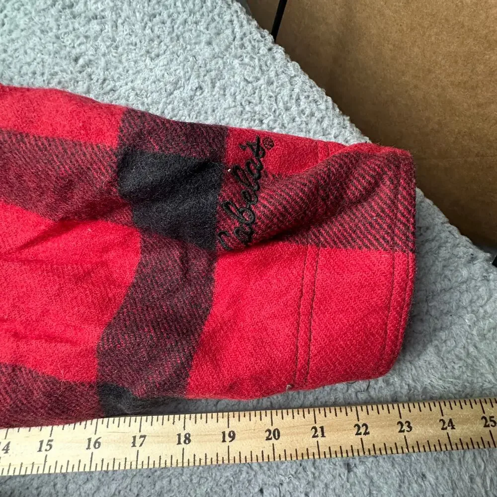 Cabelas Dry Plus Wool Buffalo Plaid Thinsulate Jacket Mens 3XL Hunting Mackinaw